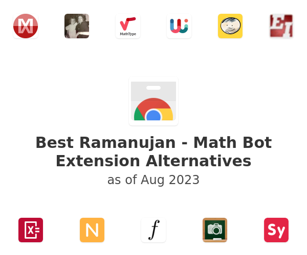 Best Ramanujan - Math Bot Extension Alternatives