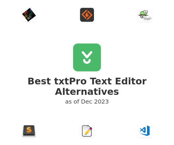 Best txtPro Text Editor Alternatives