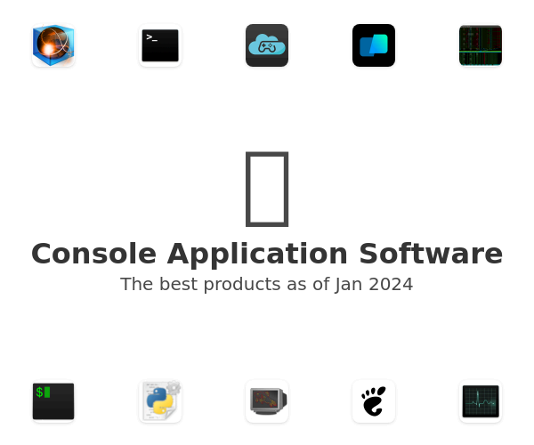 The best Console Application products