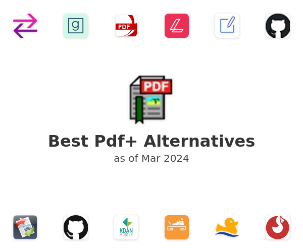 Best Pdf+ Alternatives