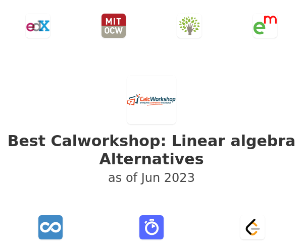 Best Calworkshop: Linear algebra Alternatives