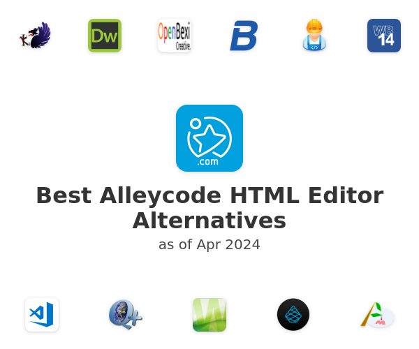 Best Alleycode HTML Editor Alternatives