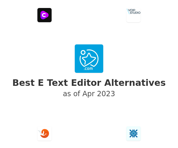 Best E Text Editor Alternatives