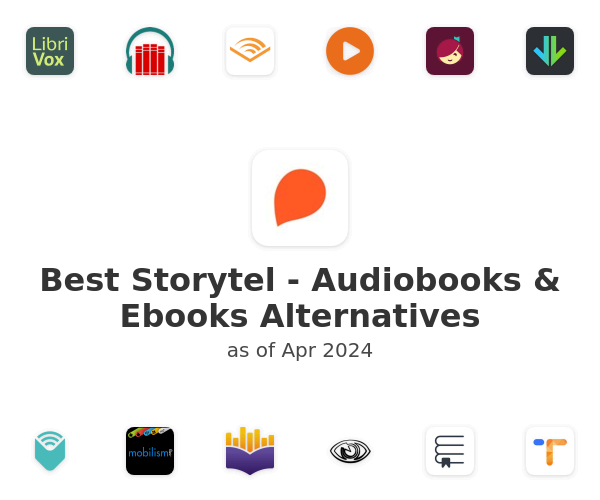 Best Storytel - Audiobooks & Ebooks Alternatives