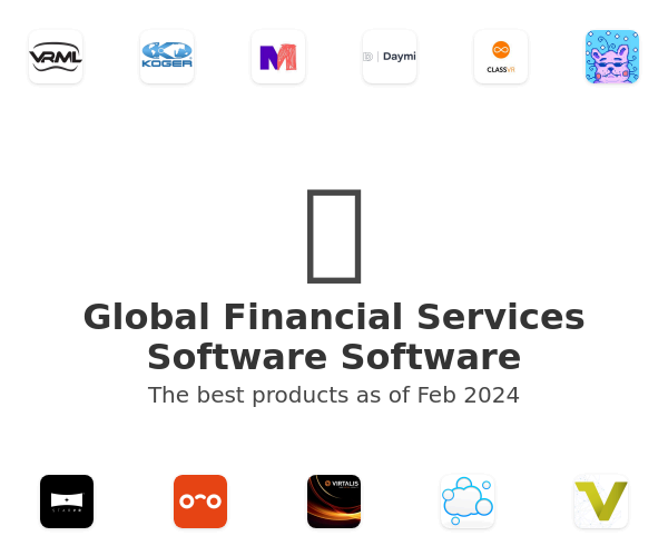 The best Global Financial Services Software products