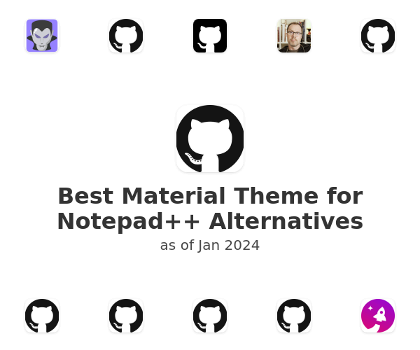 Best Material Theme for Notepad++ Alternatives