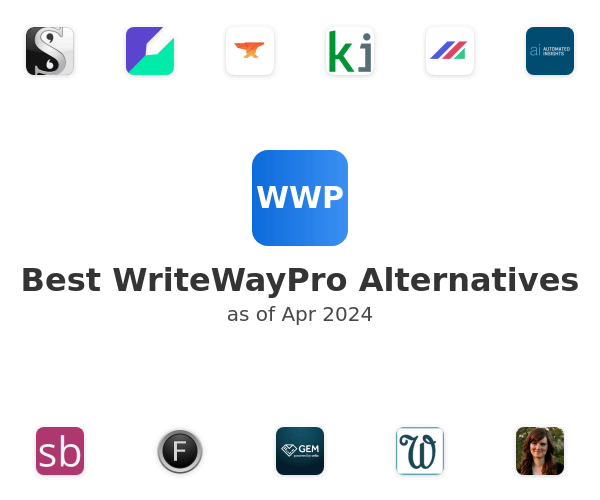 Best WriteWayPro Alternatives