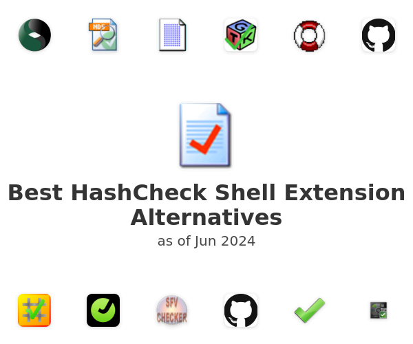 Best HashCheck Shell Extension Alternatives