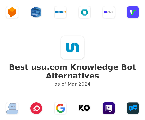 Best usu.com Knowledge Bot Alternatives