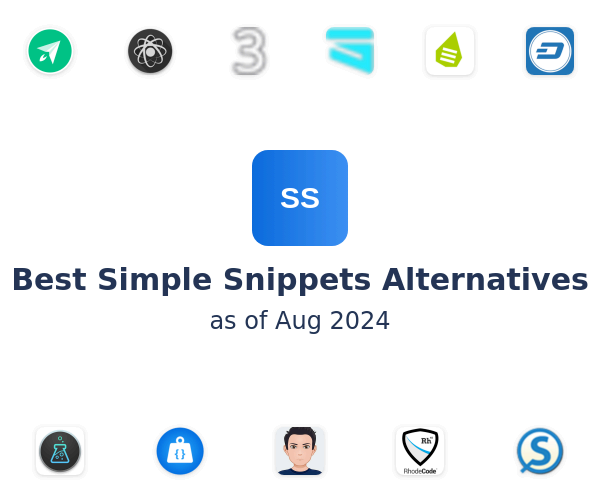Best Simple Snippets Alternatives