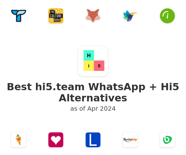 Best hi5.team WhatsApp + Hi5 Alternatives