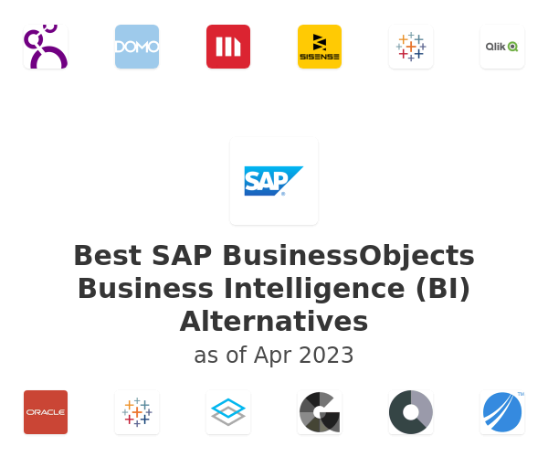 Best SAP BusinessObjects Business Intelligence (BI) Alternatives