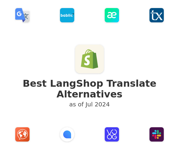 Best LangShop Translate Alternatives