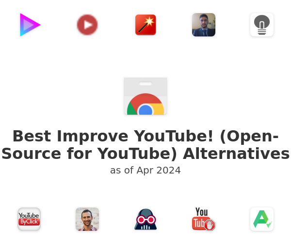 Best Improve YouTube! (Open-Source for YouTube) Alternatives