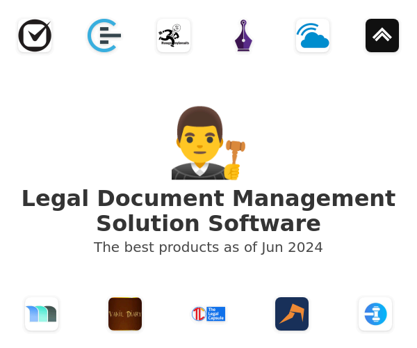 The best Legal Document Management Solution products