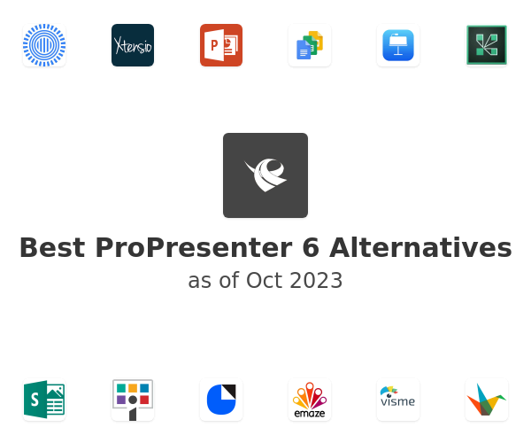 Best ProPresenter 6 Alternatives