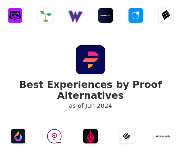 Best Experiences by Proof Alternatives