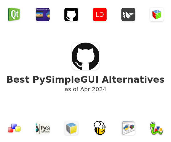 Best PySimpleGUI Alternatives
