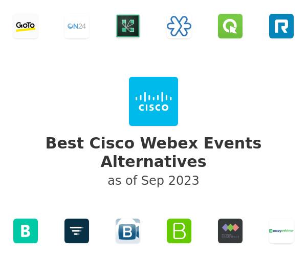 Best Cisco Webex Events Alternatives