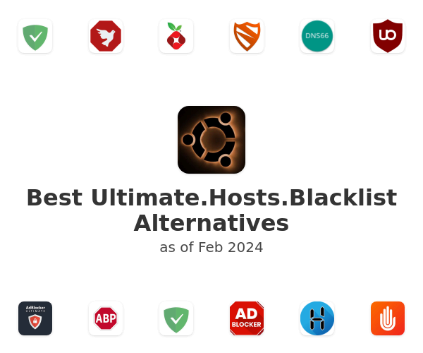 Best Ultimate.Hosts.Blacklist Alternatives