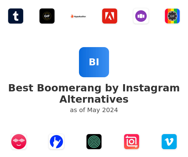 Best Boomerang by Instagram Alternatives