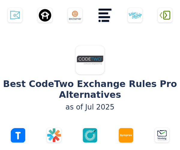 Best CodeTwo Exchange Rules Pro Alternatives