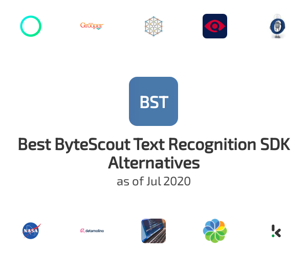 Best ByteScout Text Recognition SDK Alternatives