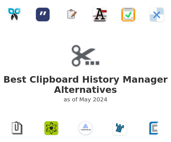 Best Clipboard History Manager Alternatives
