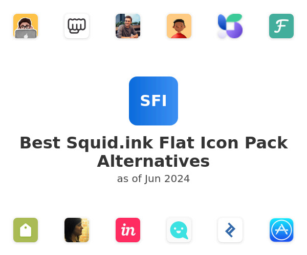 Best Squid.ink Flat Icon Pack Alternatives