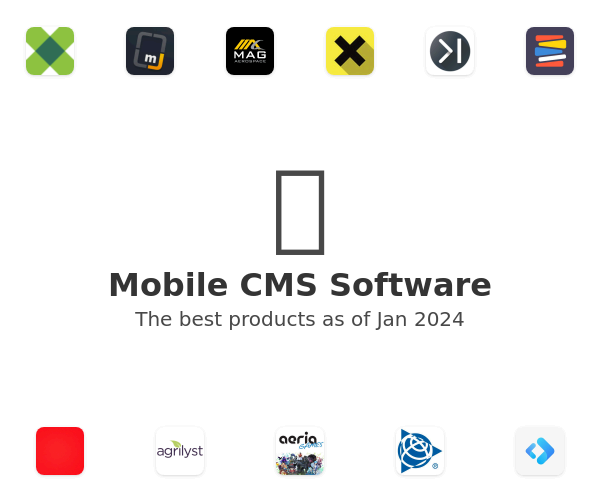 The best Mobile CMS products