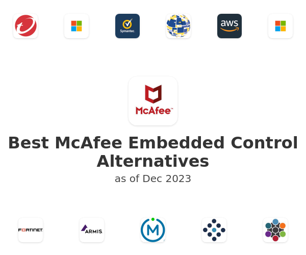 Best McAfee Embedded Control Alternatives