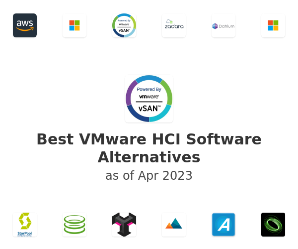 Best VMware HCI Software Alternatives