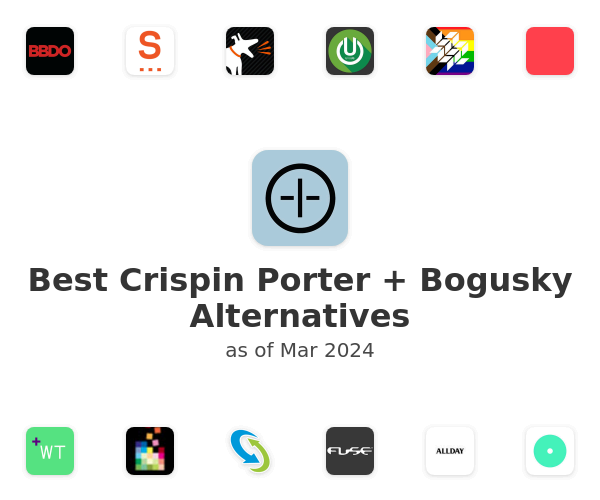 Best Crispin Porter + Bogusky Alternatives