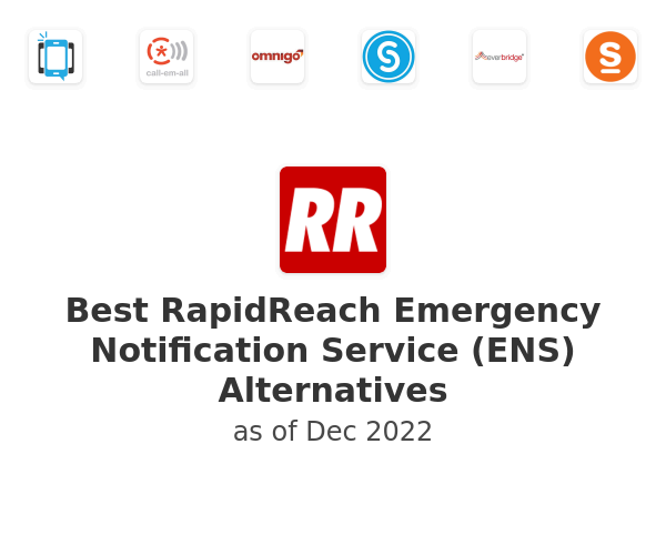 Best RapidReach Emergency Notification Service (ENS) Alternatives