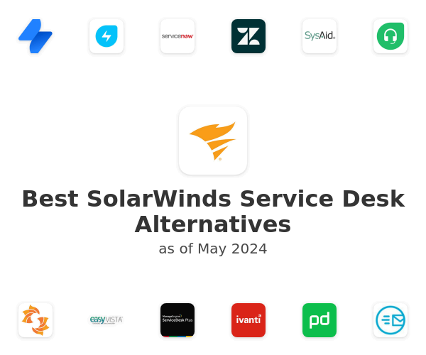Best SolarWinds Service Desk Alternatives