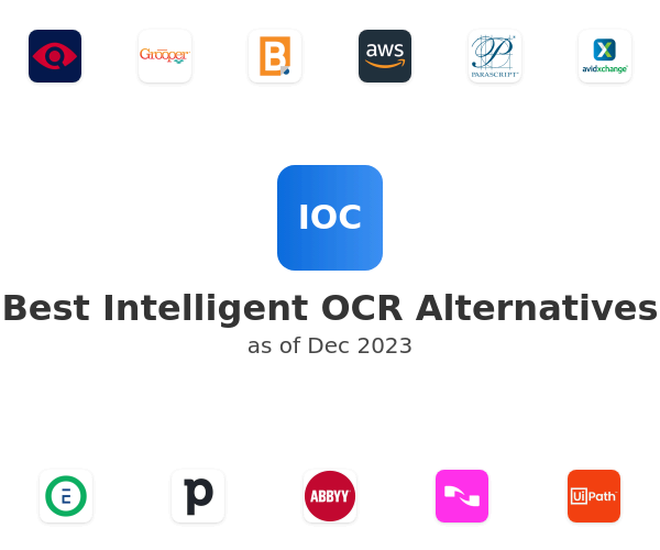 Best Intelligent OCR Alternatives