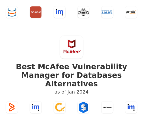 Best McAfee Vulnerability Manager for Databases Alternatives