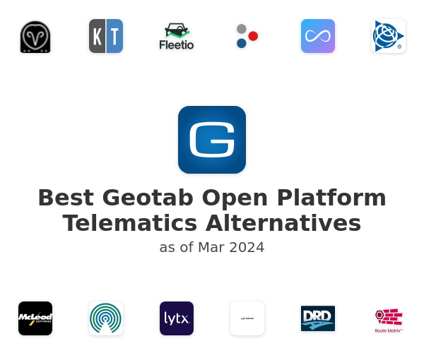 Best Geotab Open Platform Telematics Alternatives
