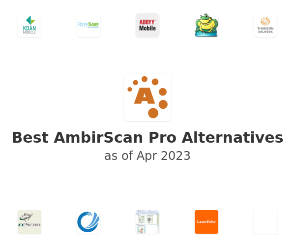 Best AmbirScan Pro Alternatives