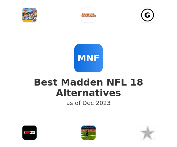 Best Madden NFL 18 Alternatives