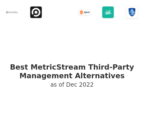 Best MetricStream Third-Party Management Alternatives