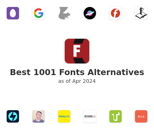 Best 1001 Fonts Alternatives