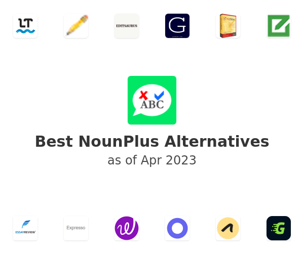 Best NounPlus Alternatives
