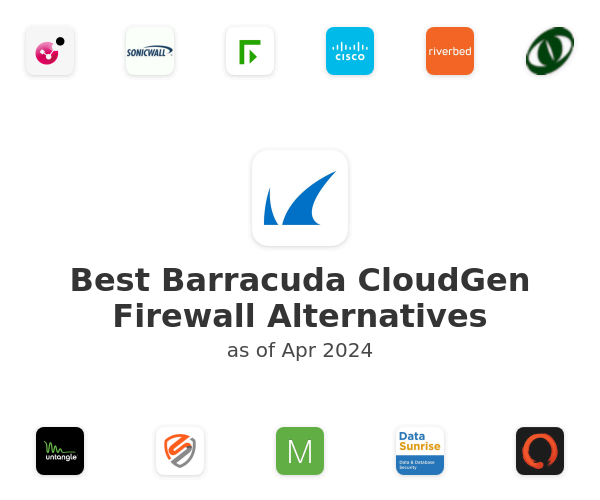 Best Barracuda CloudGen Firewall Alternatives