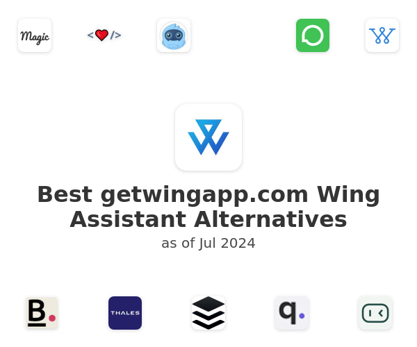 Best getwingapp.com Wing Assistant Alternatives