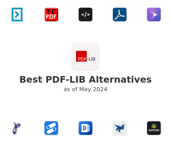 Best PDF-LIB Alternatives