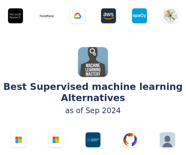 Best Supervised machine learning Alternatives