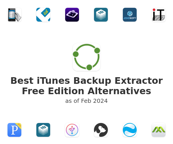 Best iTunes Backup Extractor Free Edition Alternatives