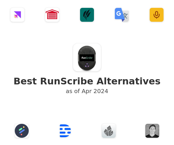Best RunScribe Alternatives