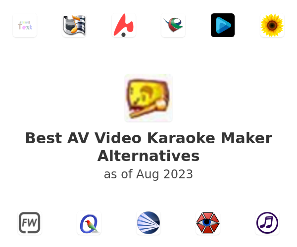 Best AV Video Karaoke Maker Alternatives